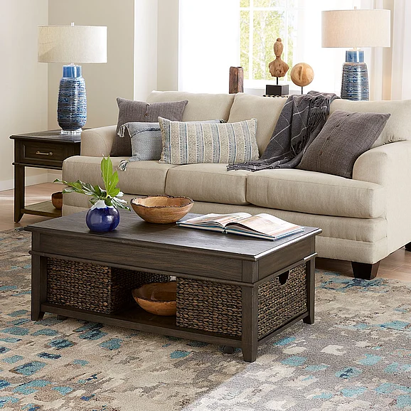 Liberty Furniture Mill Creek 3pc Occasional Living Room Set in Peppercorn 792-OT-3PCS