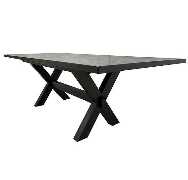 Riverside Furniture Bennett Rectangle Dining Table in Flint 79250