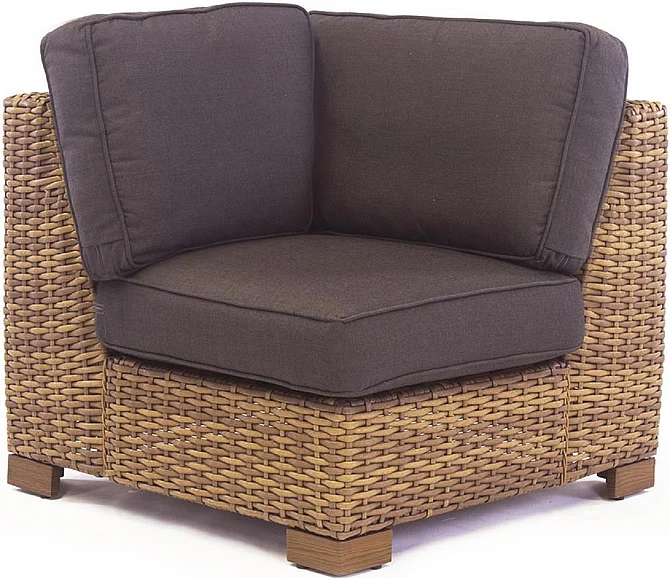 South Sea Outdoor Java Sectional Corner Piece in Honey PF79253HON