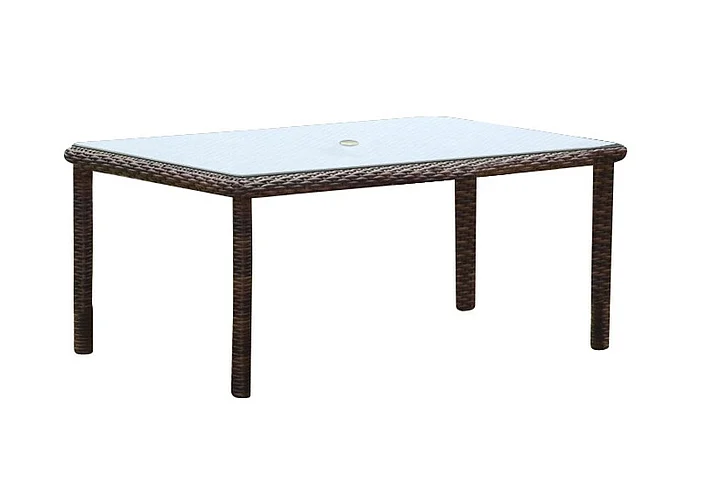 South Sea Outdoor Saint Tropez Rectangular Dining Table in Stone 79319STN