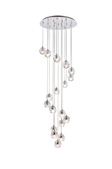 Elegant Eren 18 Lights Chrome Pendant 3505D20C