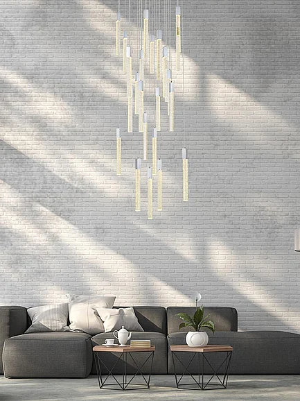 Elegant Weston 25 Lights Pendant in Chrome 2067G42C