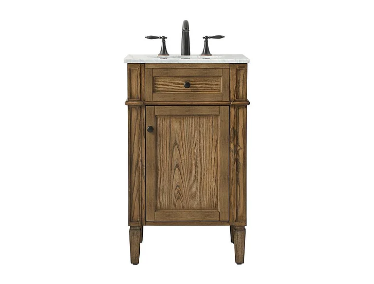 Elegant 21 In. Single Bathroom Vanity in Driftwood VF12521DW