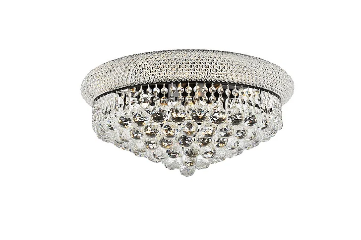 Elegant Primo 20 In. Black Flush Mount V1800F20BK/RC CLOSEOUT