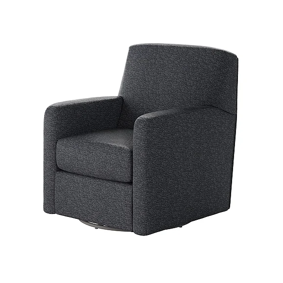 Southern Motion Flash Dance Swivel Glider in Navy 101 123-60