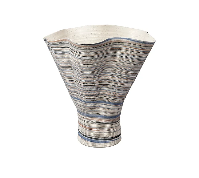 Jamie Young Jamie Young Splayed Porcelain Decorative Vase 7SPLA-VABL