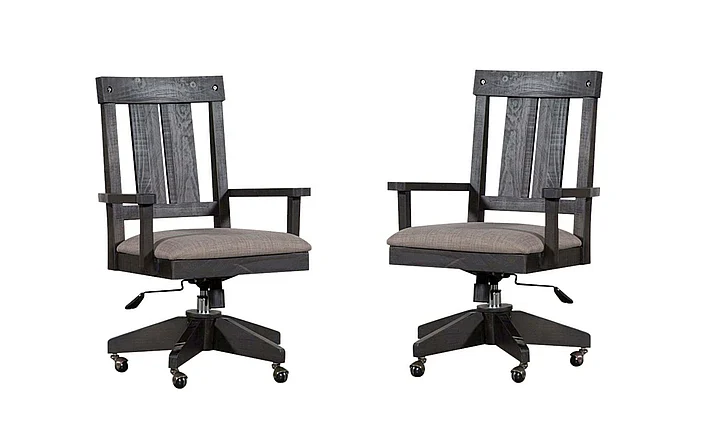 Modus Yosemite Solid Wood Arm Chair in Cafe 7YC915A (Set of 2)