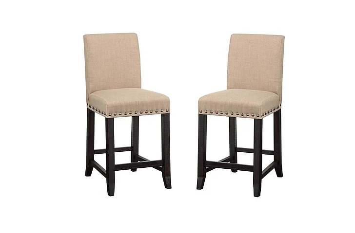 Modus Furniture Yosemite Fabric Stool in Cafe 7YC970F (Set of 2)