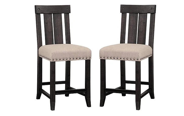 Modus Furniture Yosemite Wood Stool in CafÃ© 7YC970W (Set of 2)