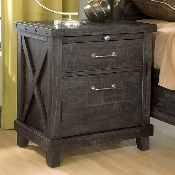 Modus Yosemite 2 Drawer Nightstand in Cafe 7YC981