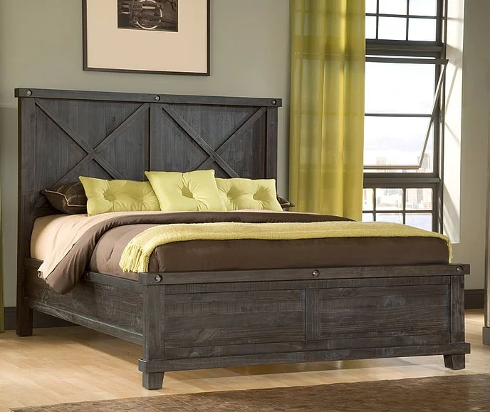Modus Yosemite Queen Low Profile Bed in Cafe 7YC9L5