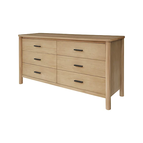 NPD Bloomfield Dresser 6 Drawers, Natural Pine 8000078