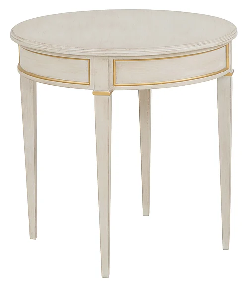 Fairfield Chair Matteo Linea Round End Table in Champagne Mist 8010-19-C