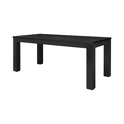 NPD Bedford KD 75" Rectangular Dining Table Square Legs in Brushed Black 801075-433