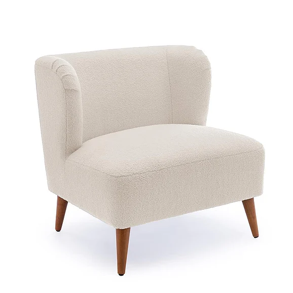 Comfort Pointe Vesper Boucle Accent Chair - Milky White 8012-06