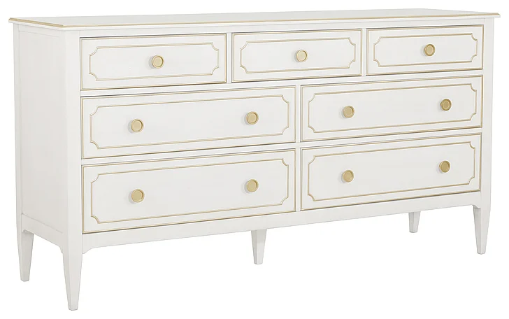 Fairfield Chair Camille Dresser in Linen 8019-DC