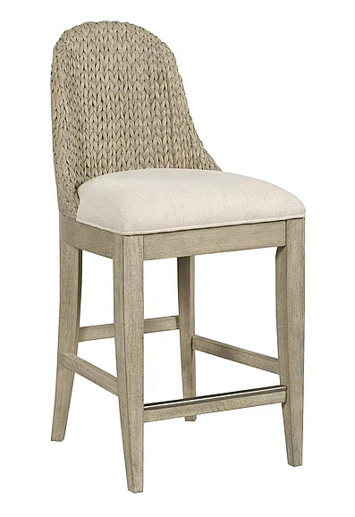 American Drew Vista Boca Woven Stool in White Oak (Set of 2) 803-690