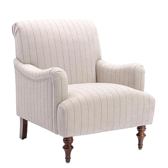 Comfort Pointe Seville Sea Oat Striped Arm Chair 8041-07