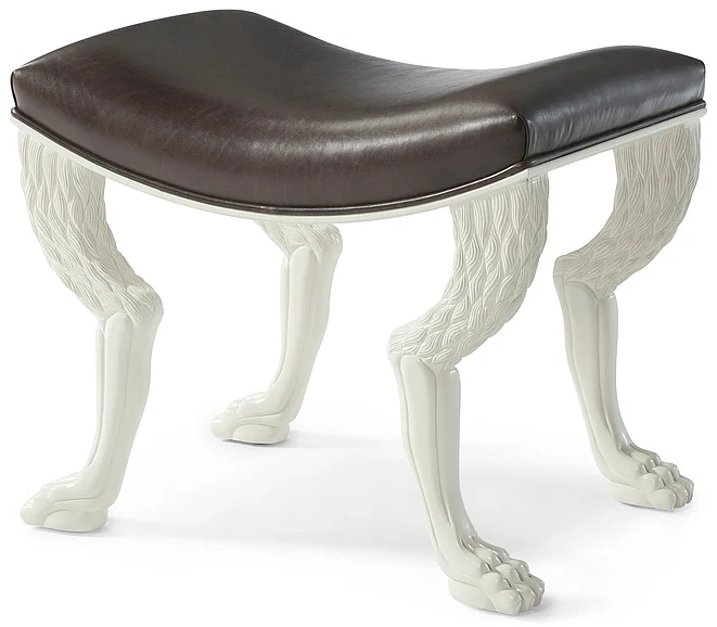 Theodore Alexander Nob Hill Stool 8053 CUSTOM ITEM