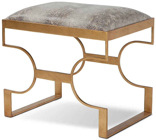 Theodore Alexander Roan Ottoman 8061 CUSTOM ITEM
