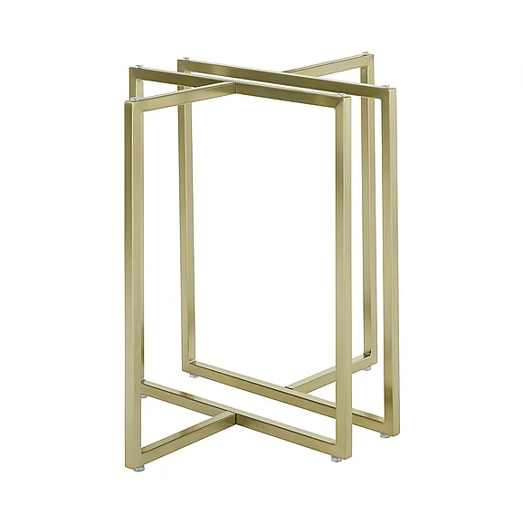 Euro Style Legend Dining Table Base in Matte Brushed Gold - x2 (Twin Pack) 81049MBG CLOSEOUT