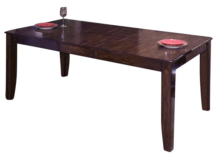 Intercon Furniture Kona Dining Table with Butterfly Leaf in Raisin