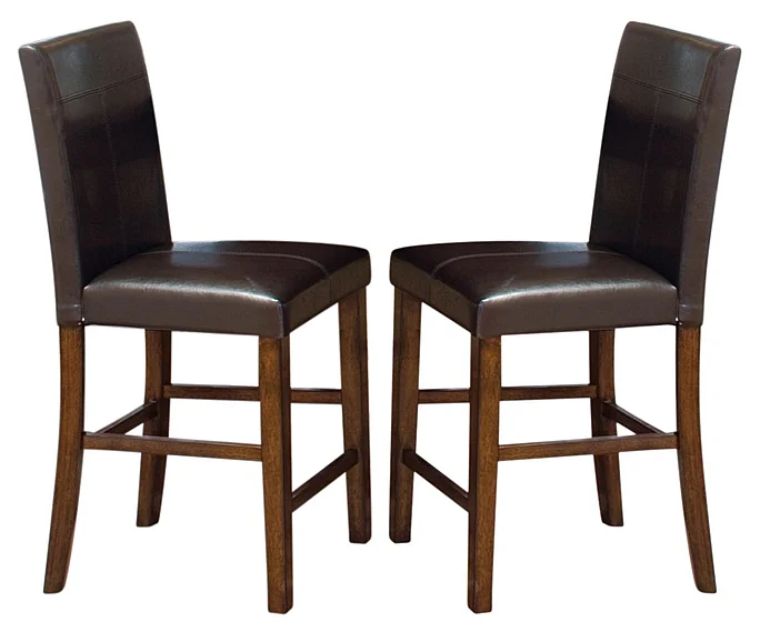 Intercon Furniture Kona Parson's Bar Stool in Raisin (Set of 2)