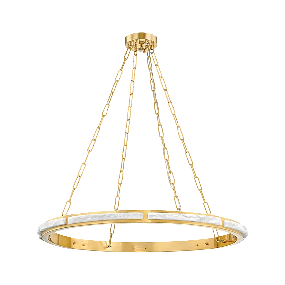 Hudson Valley Lighting Wingate Chandelier 8136-AGB-CE