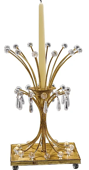 Maitland-Smith Duque Candlestick in Satina Gold 8197-16