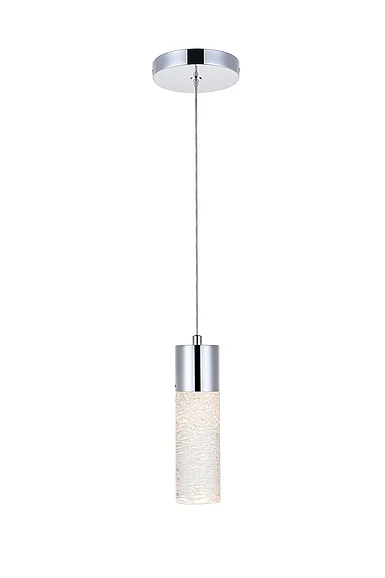 Elegant Constellation 1 Light Chrome Led Pendant 5200D4C