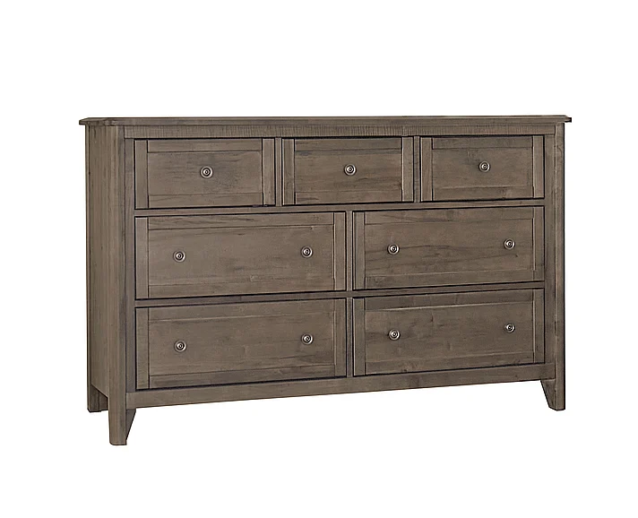 Vaughan-Bassett Woodbridge 7 Drawer Dresser in Dark Cashmere 820-003