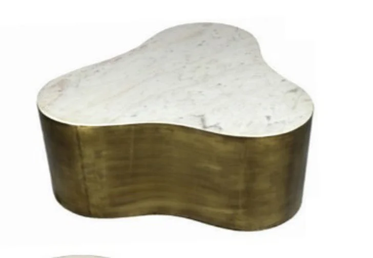 Moti Furniture Orlando Kendall Cocktail Table with Marble Top 82003014A
