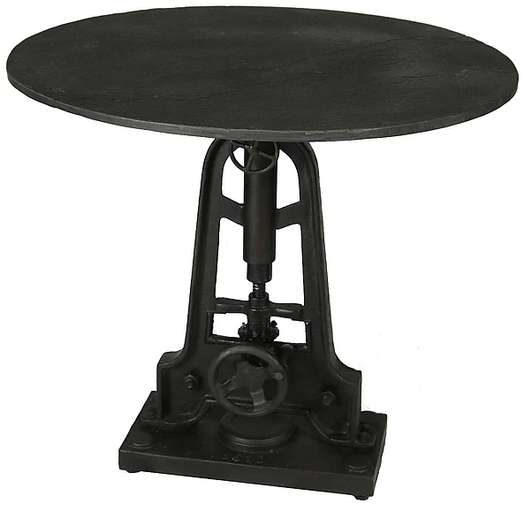 Moti Furniture Langston Adjustable Dining Table in Black