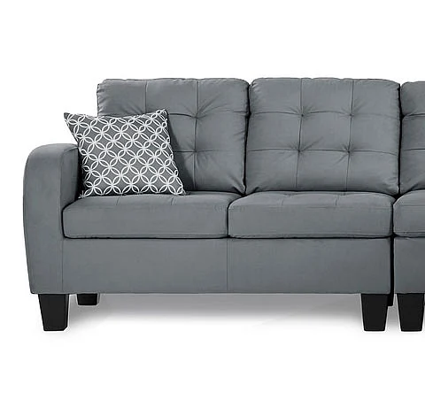 Homelegance Sinclair Left Side and Right Side 2-Seater in Gray 8202GRY-TS