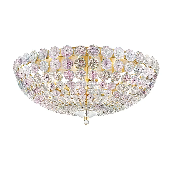 Hudson Valley Lighting Floral Park Semi Flush 8222-AGB