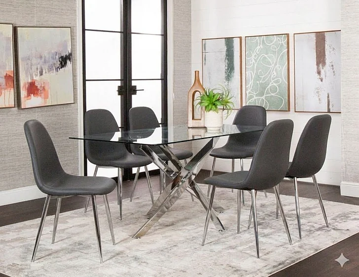 Sunset Trading Venu 7pc Rectangular Dining Room Set