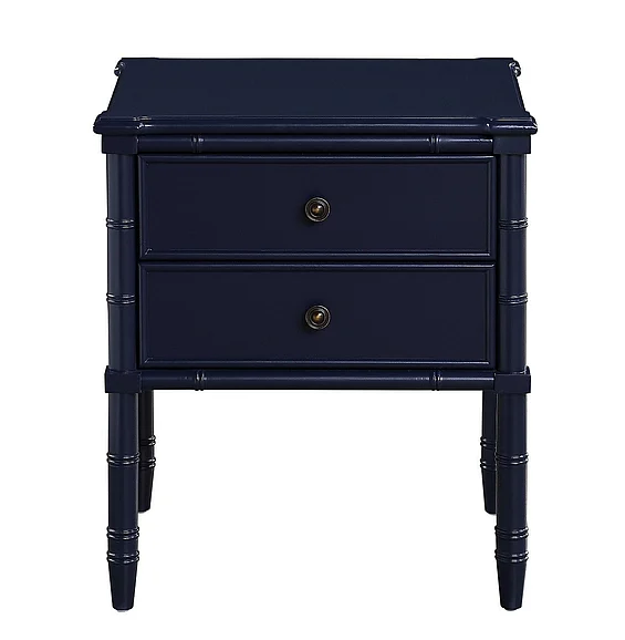 Comfort Pointe Ellison 2 Drawer Nightstand - Midnight Blue 826-10-14