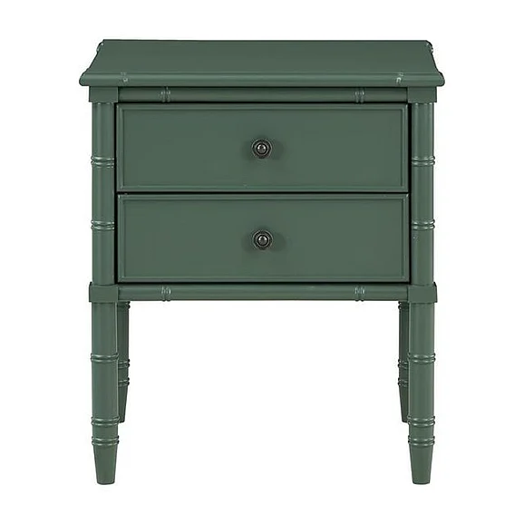 Comfort Pointe Ellison 2 Drawer Nightstand - Vintage Green 826-10-32