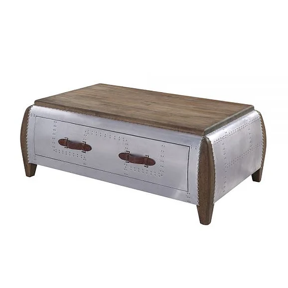Acme Furniture Brancaster Coffee Table in Antique Oak 82855