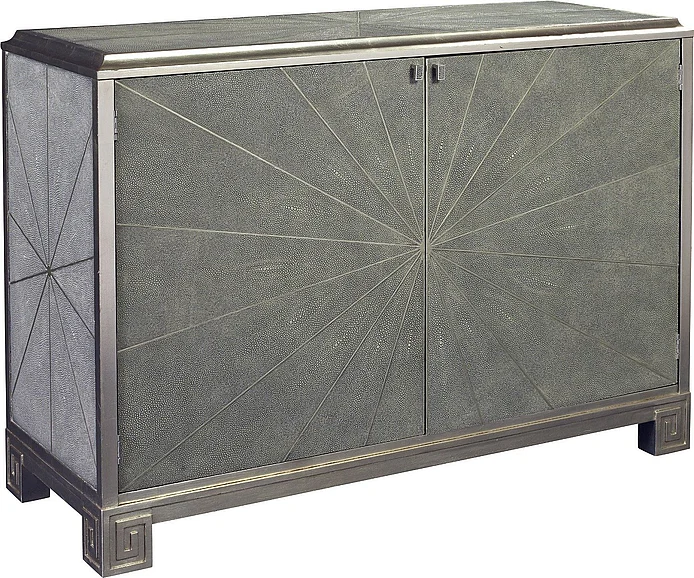 Maitland-Smith Winfield Chiffonier in Sterling 8290-51 CLOSEOUT