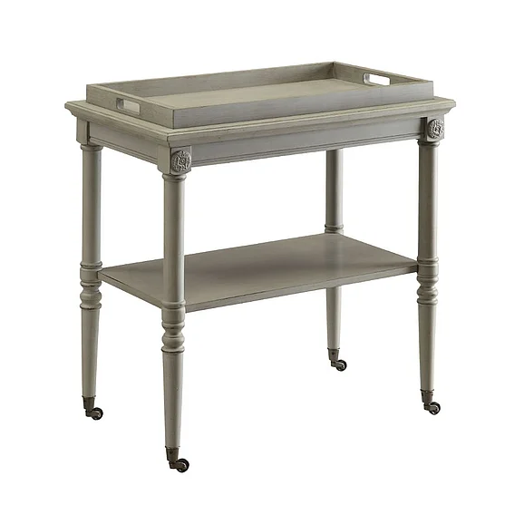 ACME Frisco Serving Cart in Antique Slate Finish 82906