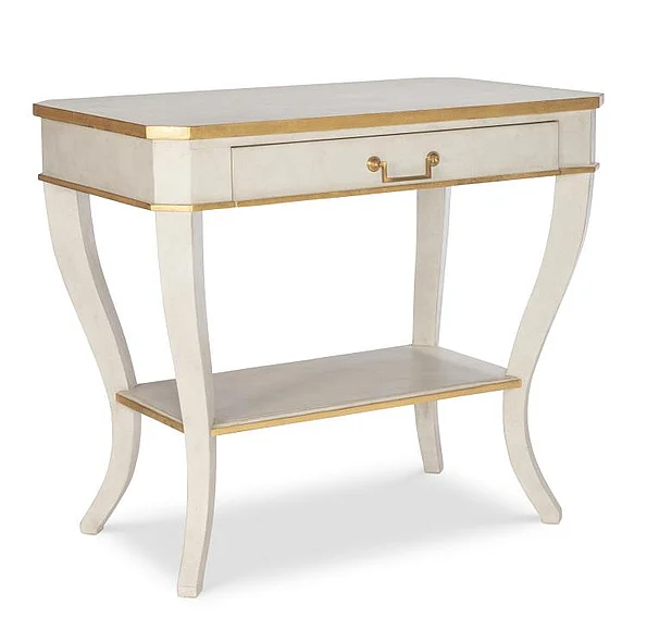 Maitland Smith Hugo Occasional Table in French White 8299-36-W