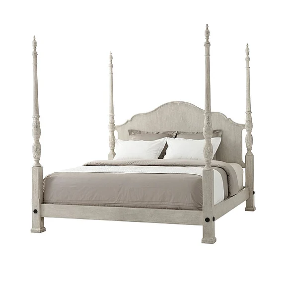 Theodore Alexander Limewash Middleton US King Bed 8302-011