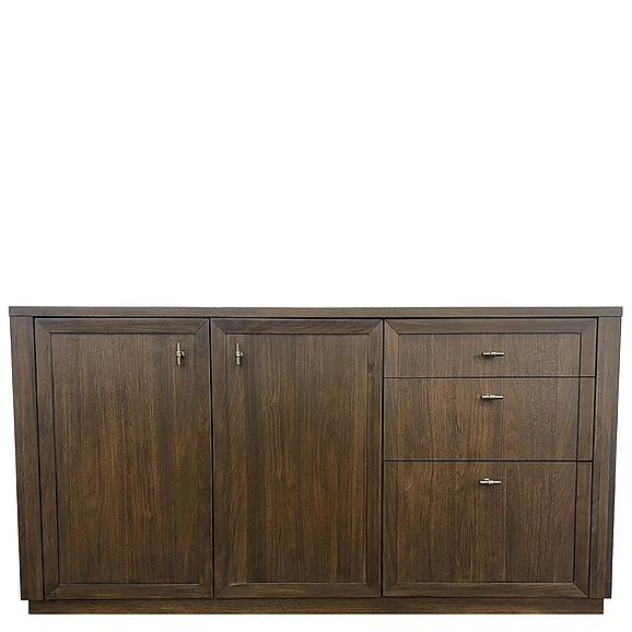 Riverside Brooks Credenza in Nouveau Walnut 83033