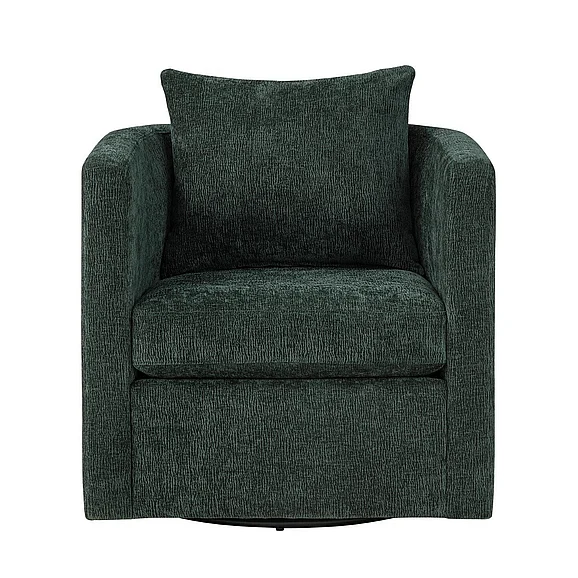 Comfort Pointe Sheldon Kelly Green Swivel Barrel Chair 8309-32