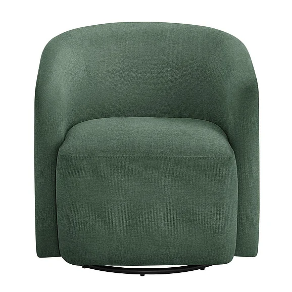 Comfort Pointe Amhurst Green Swivel Barrel Chair 8310-32