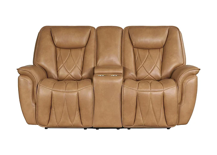 Corinthian Jordan Console Loveseat in Montana-Camel FGC83106-40
