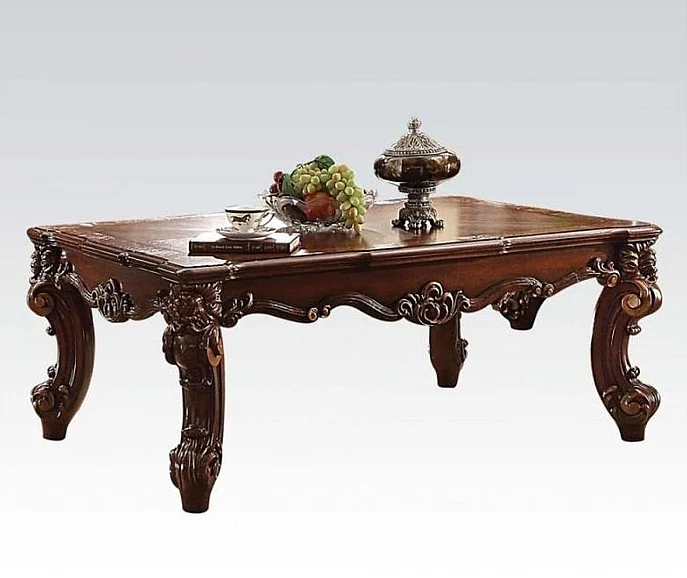 Acme Vendome Rectangular Coffee Table in Cherry 83130