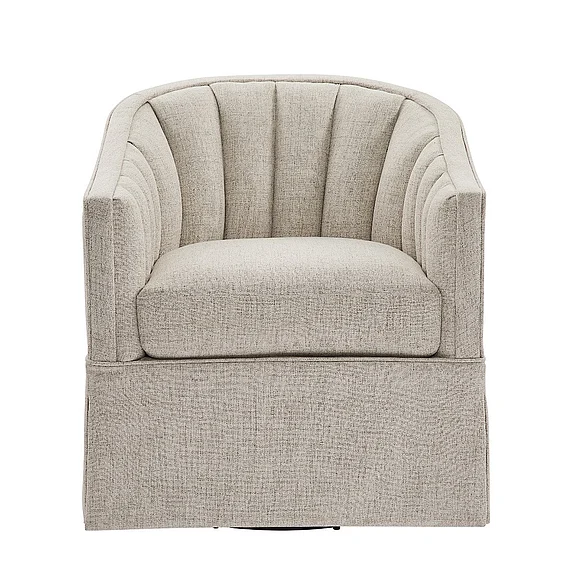 Comfort Pointe Sanibel Skirted Swivel Accent Chair 8315-07