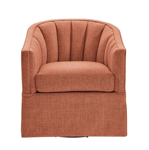 Comfort Pointe Sanibel Skirted Swivel Accent Chair 8315-23